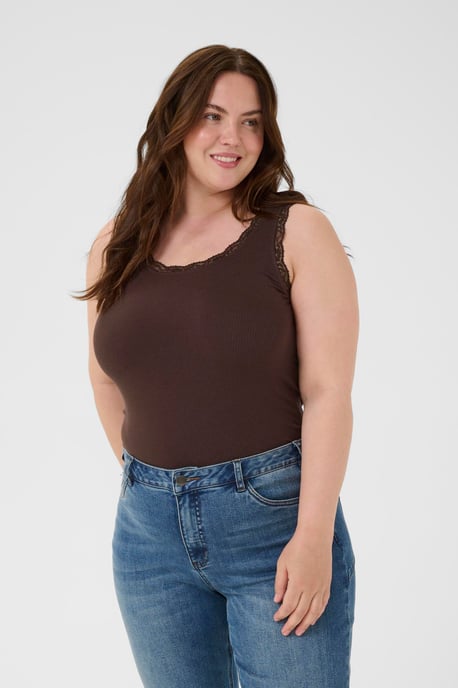 Jersey top KComia Jersey top Tight fit dark brown - Image 3