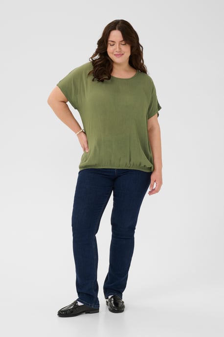 Blouse met korte mouwen KCami Blouse met korte mouwen Loose fit green - Image 1