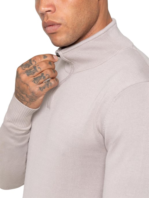 Enzo Milano heren trui met halve rits - Image 3