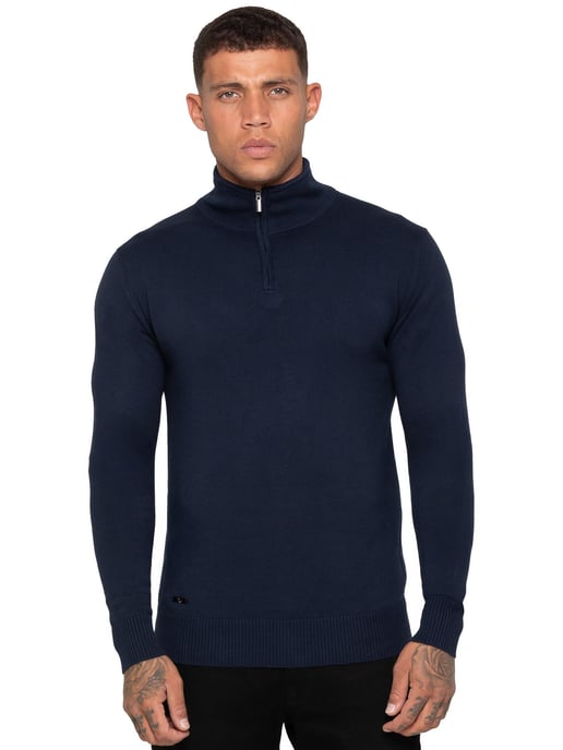 Enzo Milano heren trui met halve rits - Image 1