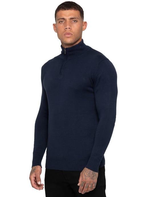 Enzo Milano heren trui met halve rits - Image 2