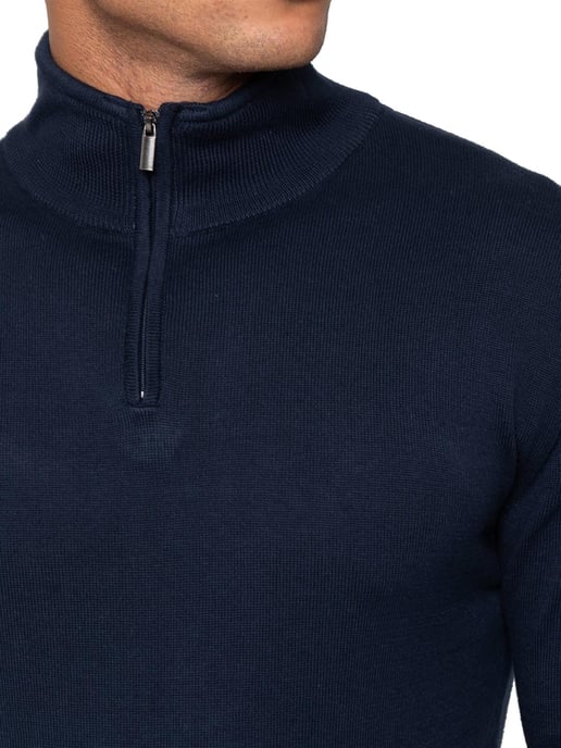 Enzo Milano heren trui met halve rits - Image 3