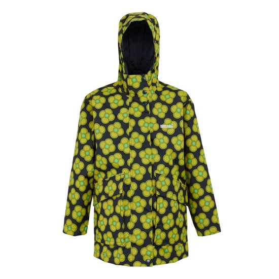 Regatta Waterdichte kinder-/kidsjas Orla Kiely Swing Spinning Flower (Marine) - Image 1