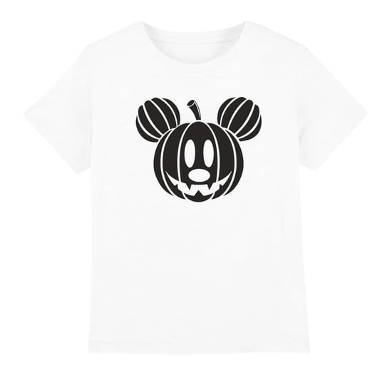 Disney Kinderen/Kinderen Mickey Mouse Pompoenhoofd T-shirt (Wit) - Image 1