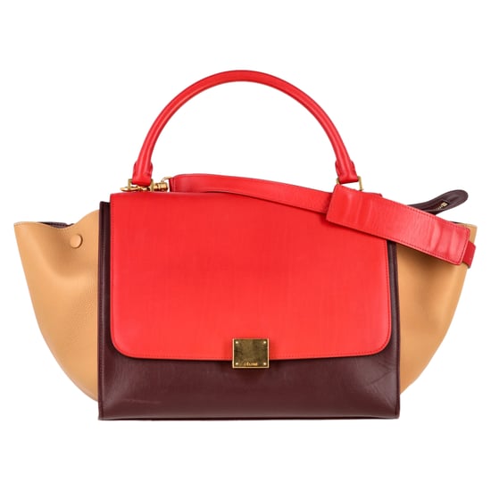 Celine Medium Tri-Color Trapeze Bag in Multicolor Kalfsleer - Image 1