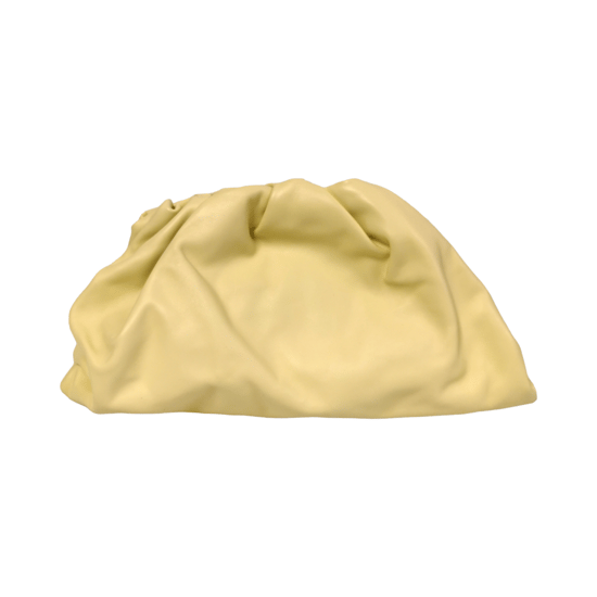 Bottega Veneta The Pouch Clutch Geel - Image 1
