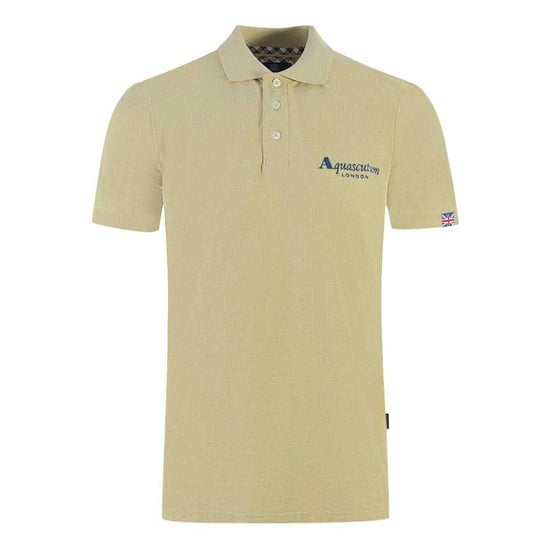 Aquascutum Unisex Volwassen London Classic Polo Shirt (Beige) - Image 1