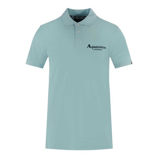 Aquascutum Volwassen unisex poloshirt London 1851 (Lichtblauw) - Image 1