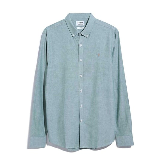 Farah Heren Brewer Slim Shirt (Groen) - Image 1