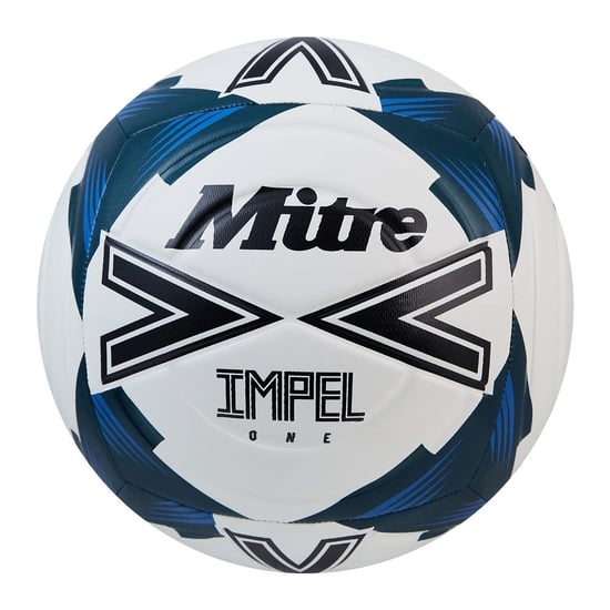 Mitre Impel One 2024 Voetbal (Wit/zwart/blauw) - Image 1