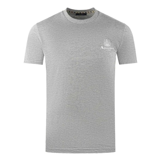 Aquascutum Heren London Aldis Logo T-Shirt (Grijs) - Image 1
