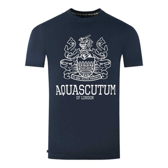 Aquascutum Heren London Aldis T-Shirt (Marineblauw) - Image 1