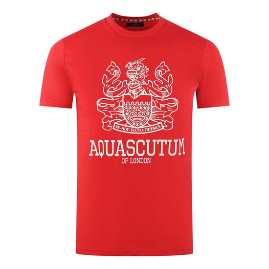 Aquascutum Heren London Aldis T-Shirt (Rood) - Image 1
