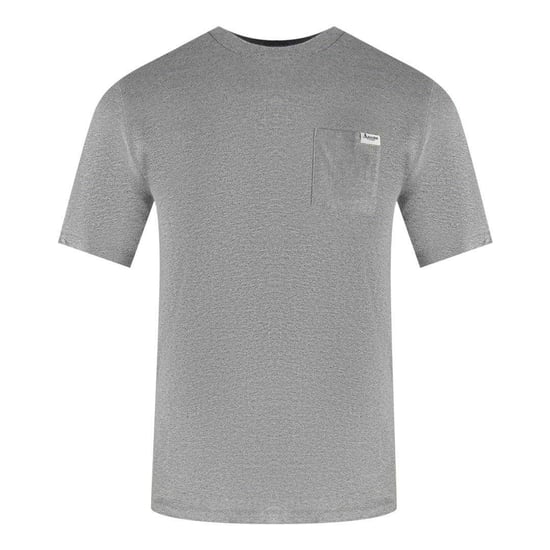Aquascutum Heren Logo Borstzak T-Shirt (Lichtgrijs) - Image 1