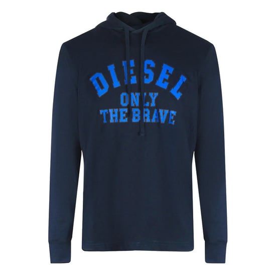 Diesel Unisex Volwassenen The Brave Logo Hoodie (Marineblauw) - Image 1