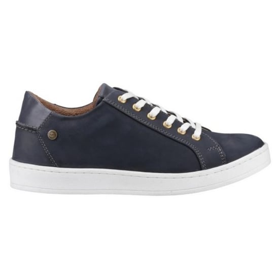 Cotswold Heren Radcot Leren Sneakers (Marineblauw) - Image 1