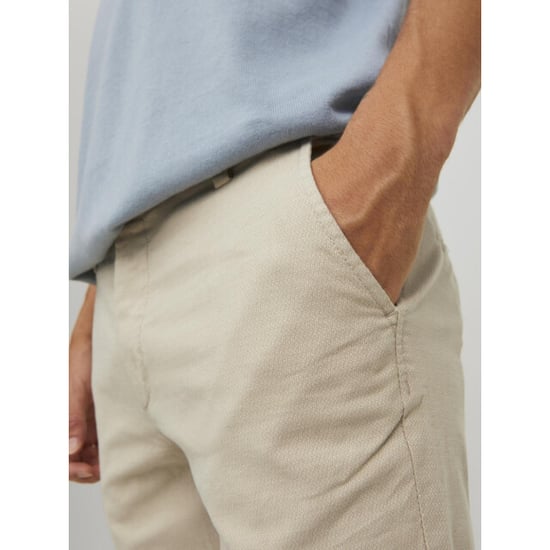Jack & Jones Marco Katoenen Heren Off White Chino Broek - Image 4