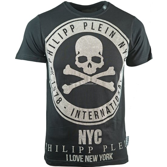 Philipp Plein Eddie Zwart T-shirt - Image 1