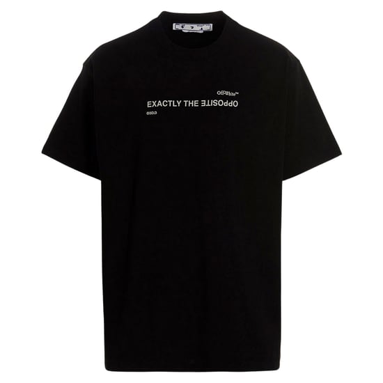 Off-white Spiral Opposite Over Short Sleeve Tee Zwart - Image 1