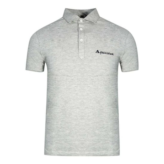 Aquascutum Unisex Volwassen Handtekening Logo Polo Shirt (Grijs) - Image 1
