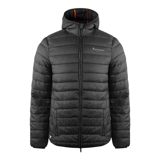 Aquascutum Gewatteerd logo-jack heren Londen (Zwart) - Image 1