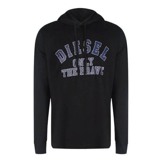 Diesel Unisex Volwassenen The Brave Logo Hoodie (Zwart) - Image 1