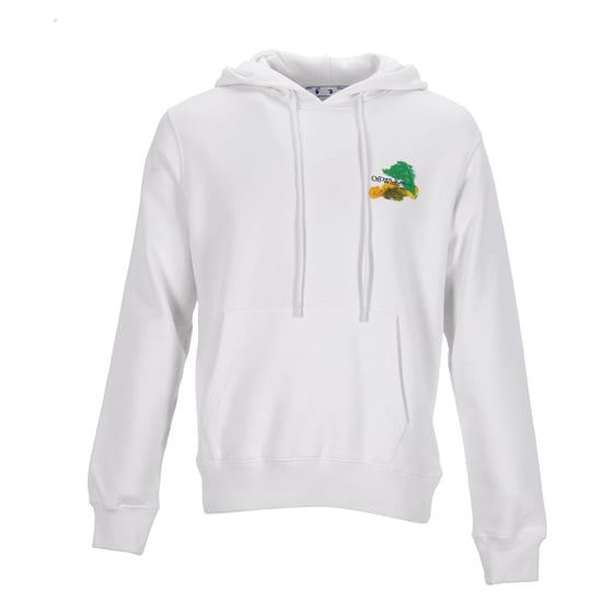Off-White Hoodie wit met opdruk - Image 1