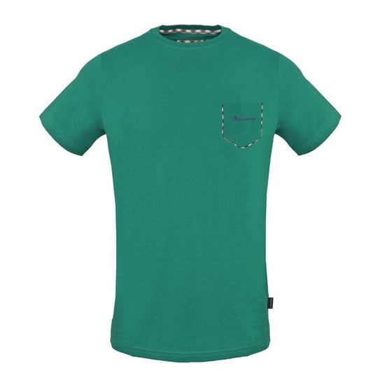 Aquascutum Heren Geruite Valse Pocket T-Shirt (Groen) - Image 1