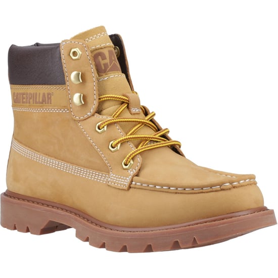 CAT Lifestyle Colorado Moc Toe Leren Heren Honey Reset Enkellaarsjes - Image 1