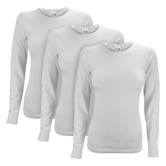 3-Pack Dames Thermisch T-shirt met Lange Mouwen voor de Winter - Image 1