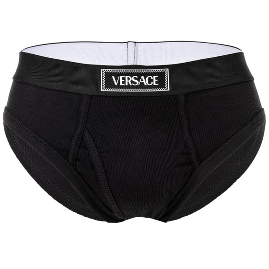 Versace Tex Geribbelde Katoenen Slip - Image 1