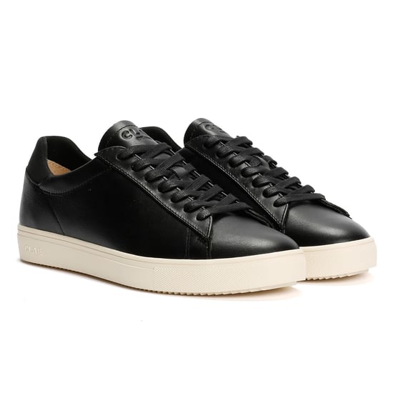 Clae Bradley Heren Sneakers Van Leer In Het Zwart - Image 1