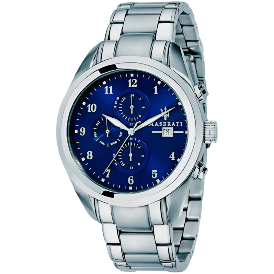 Maserati R8853112505 Traguardo Heren Chronograaf Horloge met Blauwe Wijzerplaat - Image 1