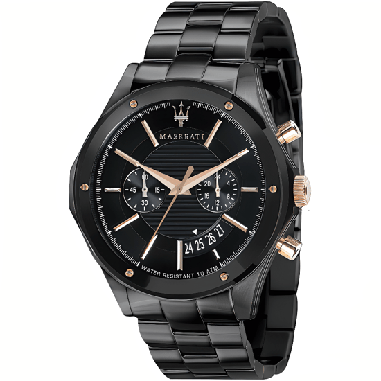 Maserati Circuito Herenhorloge R8873627001 met Zwarte Wijzerplaat - Image 1