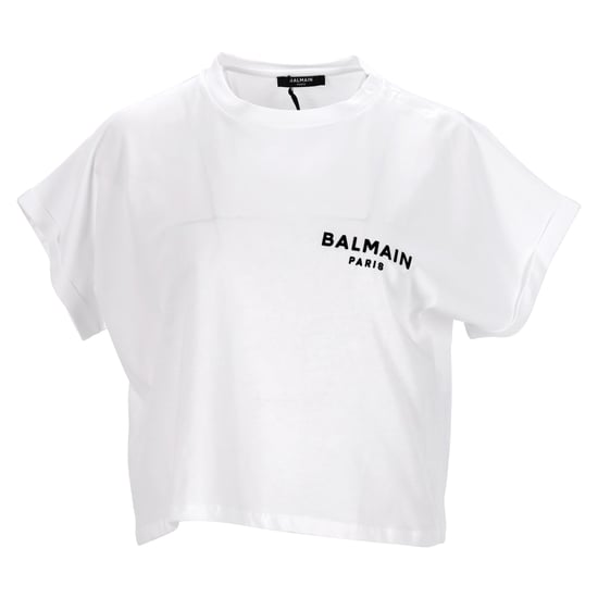 Balmain Cropped Top in Wit - Image 1