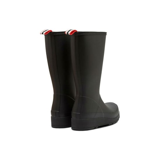Hunter Play Hoge Rubber Vrouwen Zwarte Wellingtonlaarzen - Image 2
