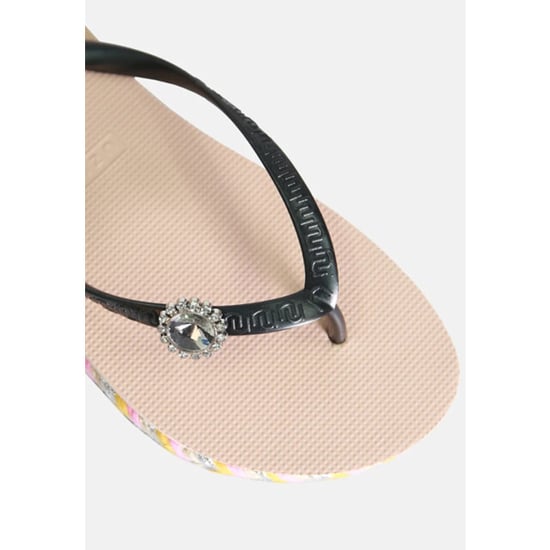 Raffia Switch Flip Flop zand - Image 2