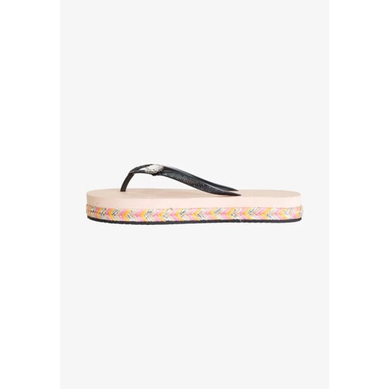 Raffia Switch Flip Flop zand - Image 3