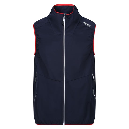 Regatta Heren Lankin VI Softshell Gilet (Marine/gevaarlijk rood) - Image 1
