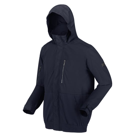Regatta Heren Feelding Linear Waterdichte Bomber Jas (Marine) - Image 3