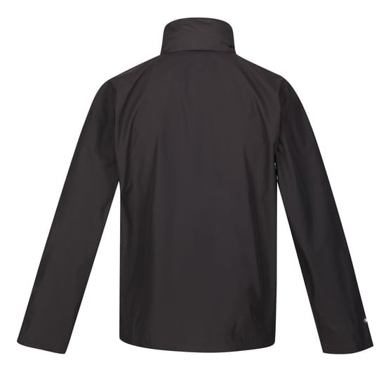 Regatta Great Outdoors Heren Outdoor Klassieke Matt Hooded Waterdichte Jas (Ash/Zwart) - Image 2