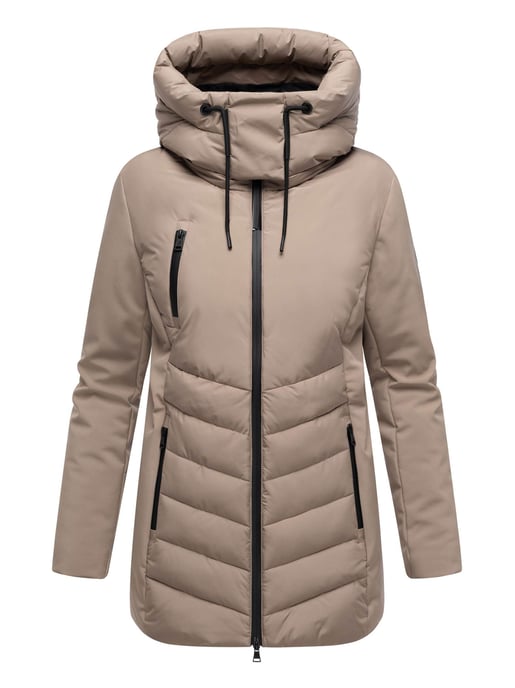 Marikoo dames winterjas Tivaa XVI met softshell & afneembare capuchon - Image 2