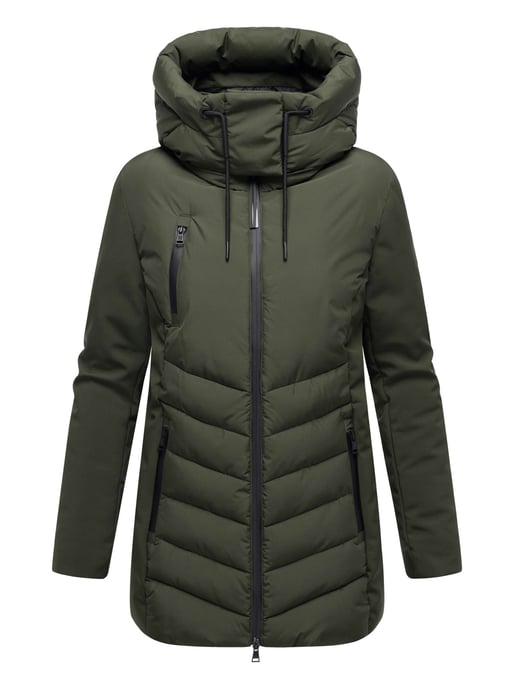 Marikoo dames winterjas Tivaa XVI met softshell & afneembare capuchon - Image 2