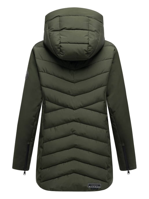 Marikoo dames winterjas Tivaa XVI met softshell & afneembare capuchon - Image 4