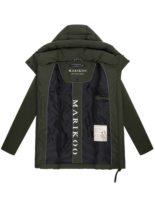 Marikoo dames winterjas Tivaa XVI met softshell & afneembare capuchon - Image 5