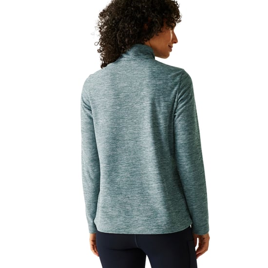 Regatta Dames/Dames Sweetheart Quarter Zip Fleece Top (Sparrengroen) - Image 5