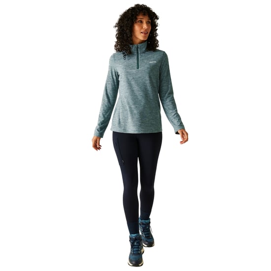 Regatta Dames/Dames Sweetheart Quarter Zip Fleece Top (Sparrengroen) - Image 6