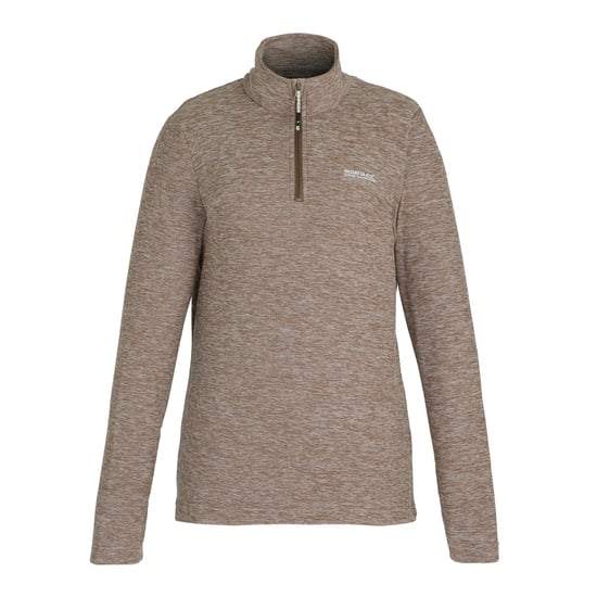 Regatta Dames/Dames Sweetheart Quarter Zip Fleece Top (Mokka) - Image 1