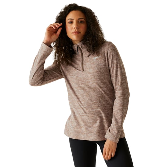 Regatta Dames/Dames Sweetheart Quarter Zip Fleece Top (Mokka) - Image 4