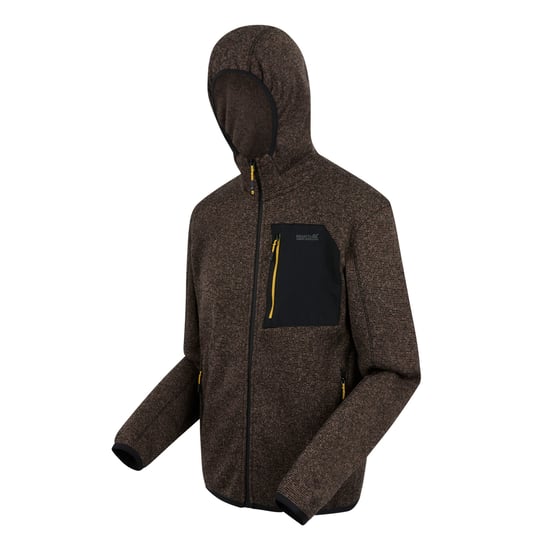 Regatta Heren Newhill Marl Full Zip Fleecejack (Moer Bruin) - Image 3